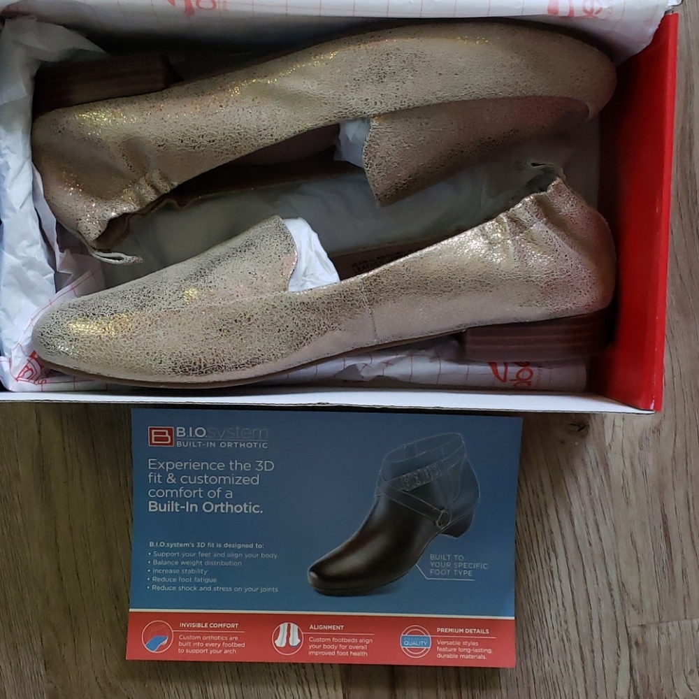 New aebo Leather Orthotic Loafers Jean II 9.5